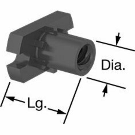 BSC PREFERRED Flange Nut with M5 x 1.25 mm Thread for Fast-Travel Ultra-Precision Lead Screw 97783A260